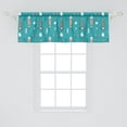thumbnail image 2 of Ambesonne Cruise Ship Valance Pack of 2, Top View of Sea Ships, 54"X18", Multicolor, 2 of 4