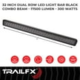 thumbnail image 2 of TrailFX 30DRSCMB Light Bar LED 30"L  60 Clear OSRAM Bulbs 300W  W/ hdwe & Wiring, 2 of 6
