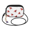 thumbnail image 2 of FORMRS Mini Crossbody Bag for Women Adjustable Shoulder Rope Travel Casual Phone Purse, Cute Santa Hats Pattern, 2 of 7