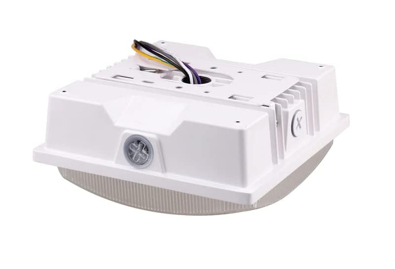 GREENLIGHTDEPOT LED Canopy Light - 20W - Outdoor Parking Garage Light - PGD - White - (UL+DLC 5.1)