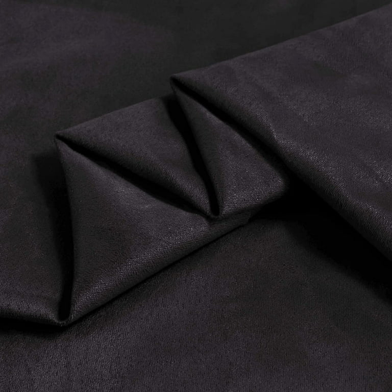 120 Poly Poplin Black, Fabric by the Yard