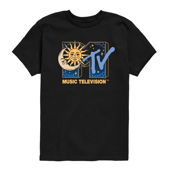 MTV Logo - MTV Celestial - Youth Boys Short Sleeve Graphic T-Shirt