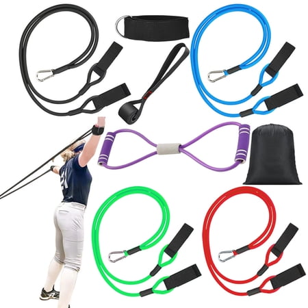 Baseball Softball Resistance Training Bands,Baseball Training Equipment,Baseball Pitching Trainer and Arm Trainer,Softball Training Aid for Pitching Arm Strength Throwing Warm up Stretching