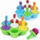 thumbnail image 1 of 2-Pack BPA-Free Ice Cream Molds for Popsicles, Sorbets, and Baby Food Storage (Green & Blue), 1 of 5