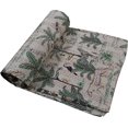 thumbnail image 2 of Indian Traditional Pure Cotton Jungle Print Kantha Quilt, Bed Cover Throw Animal Printed Kantha Quilts Multi Color, 2 of 3