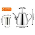 thumbnail image 3 of SANQIAHOME Stainless Steel Teapot with Infuser 2000ml, 3 of 9