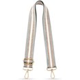 thumbnail image 1 of SURJDE Wide Purse Strap Adjustable Replacement Shoulder Crossbody Strap Handbag Strap, Silver Gray Stripes, Standard, 1 of 6