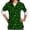 Green, variant on Luxalzxs Womens Scrub Tops Plus Size Christmas Print Holiday Blouses for Women Short Sleeve V-Neck Medical Scrub Shirts with Pockets
