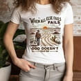 thumbnail image 3 of Patriotic Scripture Shirt for Adults, Where the Spirit of the Lord Is Graphic Tee, Natural, S, 3 of 6