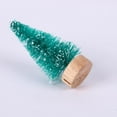thumbnail image 5 of 12pcs Mini Christmas Tree Sisal Silk Glitter Tree Christmas Decorations Family Table Decorations, 5 of 10