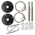 thumbnail image 7 of Universal Engine Hood Lock Adjustable Length Lock set for Car Modification, 7 of 7