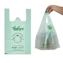 Extra Large Compostable Shopping Bags| 500 Count | 30 Lbs | 12" x 6" x 23"