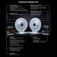 thumbnail image 3 of R1 Concepts Front Rear Brakes and Rotors Kit |Front Rear Brake Pads| Brake Rotors and Pads| Super Duty Brake Pads and Rotors WBXN2-99084, 3 of 3