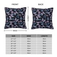 thumbnail image 2 of Yiaed Love Butterflies Print Pillow Covers Super Soft Decorative Square Throw Pillow Covers Case Cushion Covers for Sofa Couch Bedroom Car Decor（No pillow core）-12"x12", 2 of 7