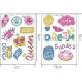 thumbnail image 2 of 12/13/16/17/18/19PCS Diamantes Arte Mosaico Adhesivos DIY Diamantes Pintura Pegatinas, 2 of 9