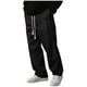 thumbnail image 2 of Ceisia Men's Trendy Solid Color Gift Straight Leg Casual Beach Workwear Trousers with Pockets, 2 of 6