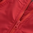 thumbnail image 5 of Gubotare Rain Jacket Girls Boys Girls Waterproof Hooded Rain Jackets 2025 Fashion Lightweight Breathable Raincoat For Kids Windbreaker Coat Size 5T 6T (Red,5-6 Years), 5 of 6