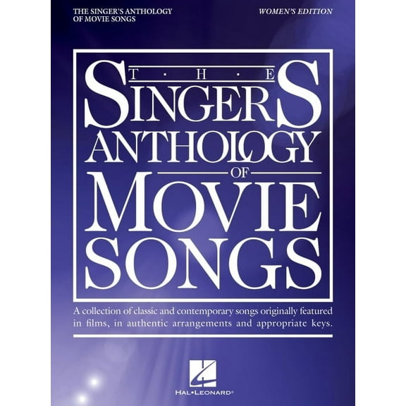 Singer's Anthology of Movie Songs : Women's Edition