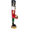 thumbnail image 2 of Cascanueces rojo/ verde de fibra de vidrio 1 metro de altura, 2 of 6