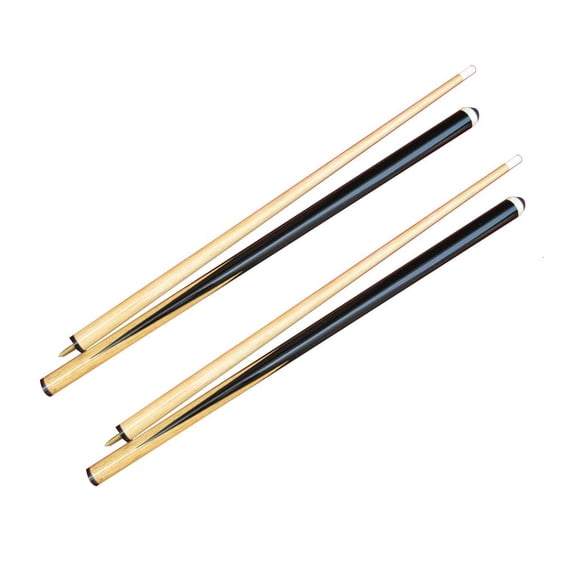 YIGSECU 2 Pcs 145cm/57inch American Snooker Wood Pool Cue Assemble Home B
