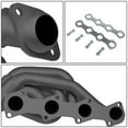 thumbnail image 2 of DNA Motoring HDB-F15097-V8 For 1997 to 2003 Ford F150 4-1 Design 2-PC Stainless Steel Exhaust Header Kit (Black Ceramic Coated) 98 99 00 01 02, 2 of 5