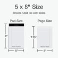 thumbnail image 2 of Libretas Oxford de 5 x 8 cm, 12 unidades, 50 hojas con rayas estrechas, 2 of 7
