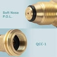 thumbnail image 3 of Propane Tank Adapter Converts POL LP Tank Service Valve to QCC1 / Type1 Hose or Regulator, 3 of 5