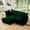 Green, variant on Newest Slipcovered Sectional 2 Seater Sofa Couch,Convertible Ottoman, Wide,Deep Seat L Shaped Sofa,Detachable Cover,Soft Multiple Big Pillows,Black Corduroy Fabric