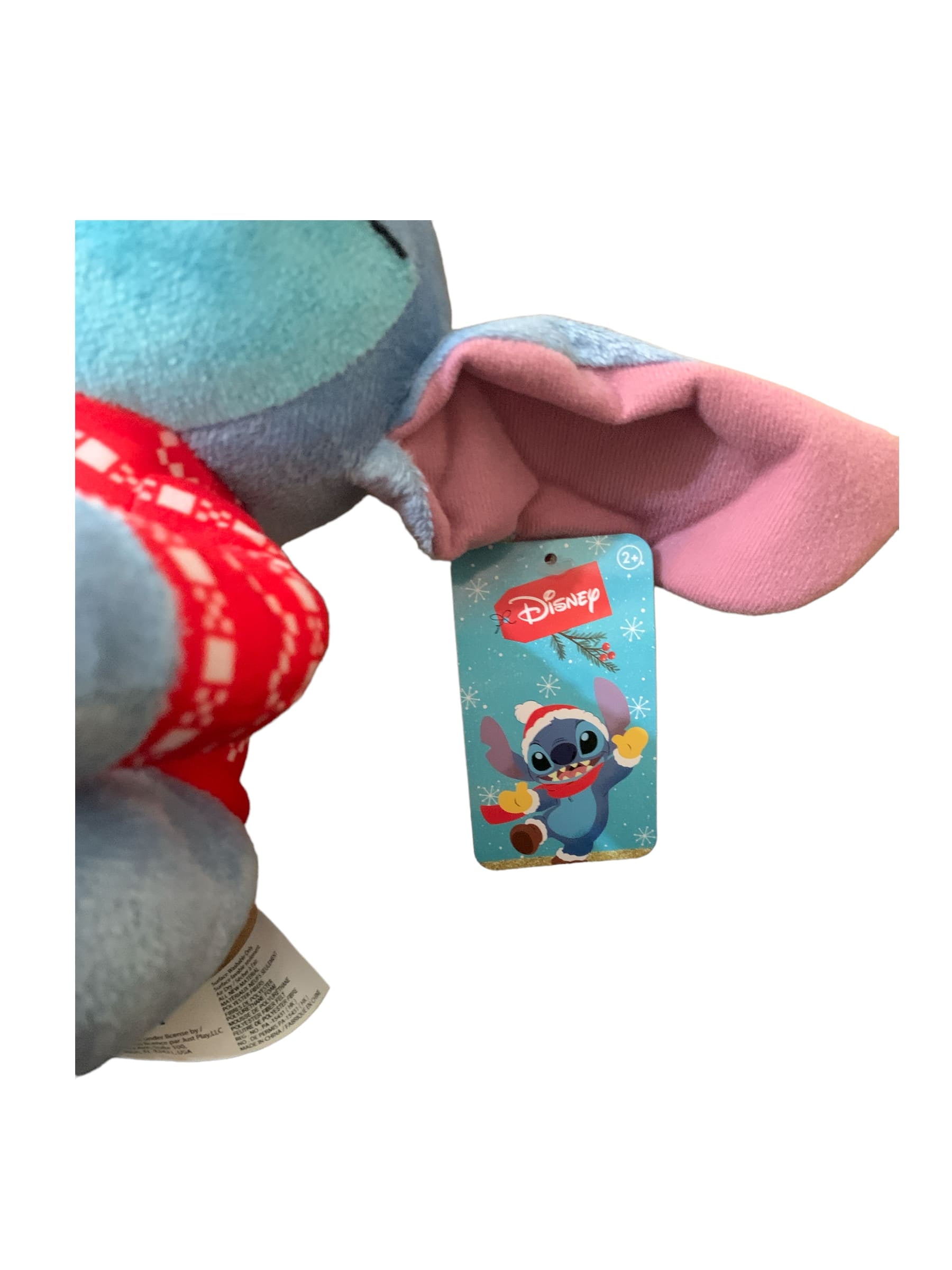 Disney Store 3-D Plush 'Stitch' Christmas Stocking 24.5” Musical
