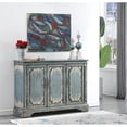 thumbnail image 2 of Treasure Trove Cabot Aged Blue & Cream 3-Door Credenza, 2 of 6