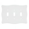Liberty Hardware 64608 Nylon Collection Triple Toggle Switch Wall Plate