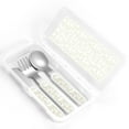thumbnail image 4 of Kdxio White Rabbit Toddler Utensils Set - Kids Silverware Set, Set Kids Utensils Set with Case for Preschooler Children, 4 of 8