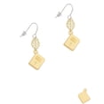 thumbnail image 2 of Delight Jewelry Goldtone Holy Bible Goldtone Leaf French Earrings, 2 of 4