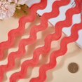 thumbnail image 3 of Cinta decorativa GORGECRAFT Red Rick Rack, 3,4 cm, 9,1 m, 3 of 5