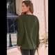 thumbnail image 5 of Camisas de Larga para Mujer, Blusas de Encaje, Ropa Informal de Negocios, Moda de Otoño, Blusas Tejidas Y2k Verde S, 5 of 8
