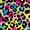 Color 4, variant on Peel and Stick Wallpaper Rainbow Leopard Print Vibrant Neon Colors Abstract Animal Spots 17.7in x 118in Contact Paper Removable Self Adhesive Wall Mural Wall Decor for Bedroom Kitchen Cabinets
