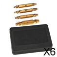 thumbnail image 1 of Colaxi 6X Damaged Screw Extractor Drill Bit Set Damaged Bolt Remover 3105D 4pcs, 1 of 8