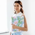 thumbnail image 6 of FORMRS 3 Ring Binder 1.5 inch with Pockets Set of 2 Clip Board 200 Sheets Capacity, Blue Floral, 6 of 8