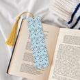 thumbnail image 4 of Kdxio Sailboats Anchors Print Metal Tassel Bookmarks,Perfect Gift for Art Lovers and Bookworms Metal Bookmarks for Women, 4 of 8