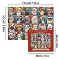 thumbnail image 4 of Hearth & Gear Patterns : 24 Days Advent Calendar Puzzle Blind With 1000 Festive Countdown For Clock Timer Remote Countdown Timer for Kids with Lights Old Fashioned Kitchen Timer Timer for Cooking Loud, 4 of 6