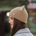 thumbnail image 3 of D-GROEE Women Cat Ear Beanie Hat Wool Braided Knit Trendy Winter Warm Cap, 3 of 8
