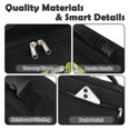 thumbnail image 5 of GYEUKHAM Insulated Kids Lunch Box, Mini Cooler Tote for Girls & Boys, Soft Thermal Meal Bag for Back to School,BlackWithLetter, 5 of 8