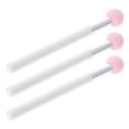 thumbnail image 3 of 6 Pcs Small Mushroom Head Eyeshadow Sponge Eyeliner Brush Foundation Sponge Eye Brush Eyeshadow Applicator Cosmetic Puff Non Latex Sponge Gradient Brush White Wet and Dry, 3 of 5