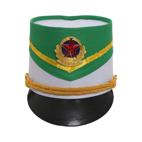 Doomiva Kids Marching Band Hat Set Cap Collection with Musical Note Design for School Plays Type M One Size