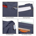 thumbnail image 3 of Práctico bolso grande, bolso de hombro informal para mujer, adecuado para viajes, escuela, trabajo, compras, etc.azul marino, 3 of 5