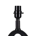 thumbnail image 4 of Better Homes & Gardens 14"H Matte Black Oval Ceramic Accent Lamp Base, 4 of 9