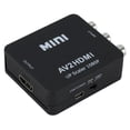 thumbnail image 1 of RCA to HDMI,1080P Mini RCA Composite CVBS AV to HDMI Video Audio Converter Adapter, 1 of 5