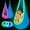Blue & Pink with led, variant on Vyrelis Kids Pod Swing Hanging Seat Child Hammock Chair with Inflatable Pillow,Sensory Swing Chair for Outdoor and Indoor, Max 176 lbs(Blue)