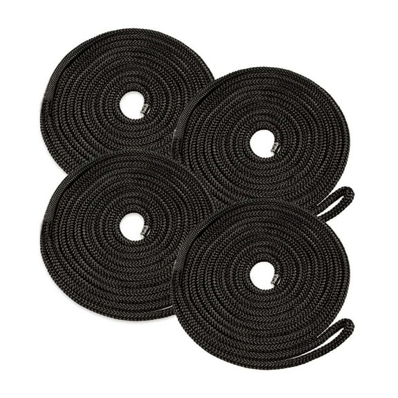 DC Cargo Marine-Grade Double-Braided Boat Dock Lines Dock Tie 3/8 X 15' (Pa