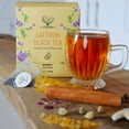 thumbnail image 6 of Eupherbia Saffron Black Tea, Handpicked, Highland Grown Whole Leaf Tea, Saffron Enriched, 12 Sachets, 6 of 7